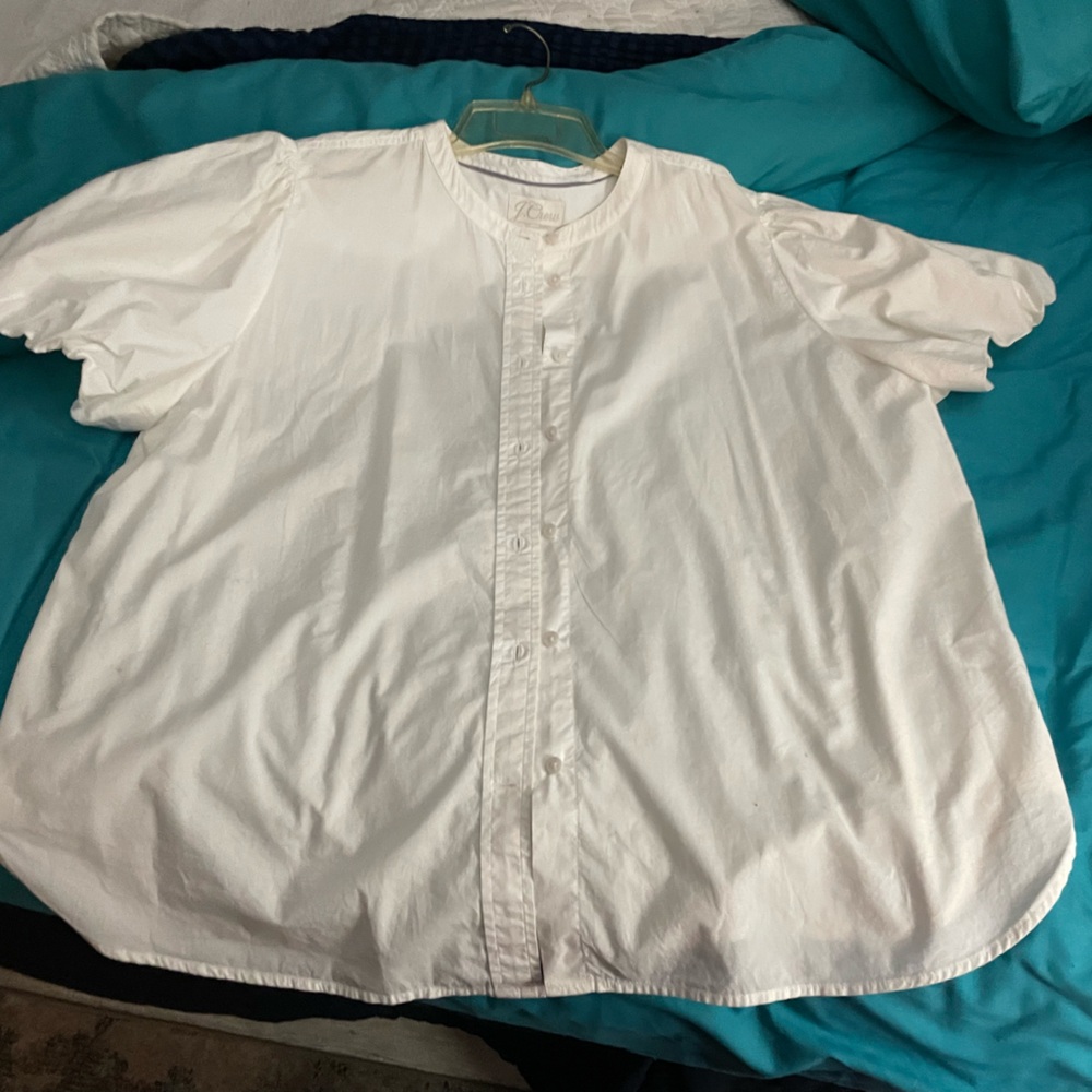 J. Crew White Blouse